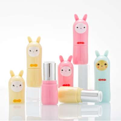 High fashion cute doll design empty lipstick tube make your own kid lipstick empty tube and lip balm container