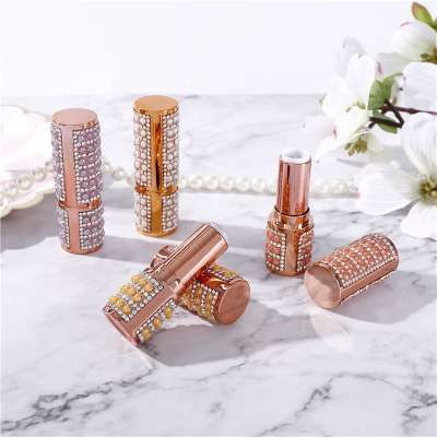 Empty Lipstick Tubes Refillable Lip Balm Tubes Lip Gloss Tube Holder Containers with Lids for cosmetic packaging